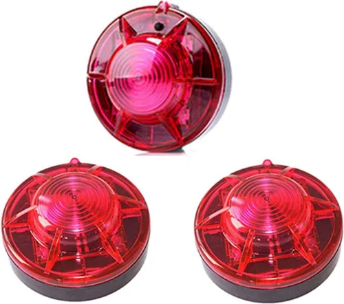 Miniatura 7 de Luces LED de emergencia intermitentes para carretera con base magnética para vehículos y deportes al aire libre. (escarlata)