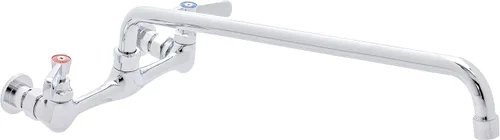 Miniatura 16 de DuraSteel Grifo de Fregadero de Cocina Comercial - Sin Plomo de 8" Montaje en Pared Central para Fregadero de Servicios con Caño Giratorio de 16