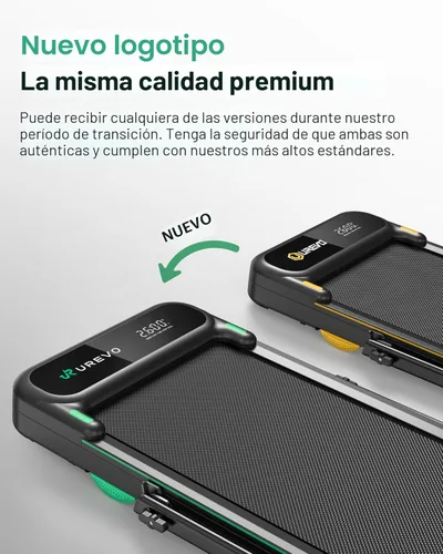 Miniatura 11 de UREVO Strol 2E Smart 2-in-1 Folding Treadmill, Compact Walking Pad with Safety Handle, Plug and Play, Standing Desk Treadmill with Dual LED Display