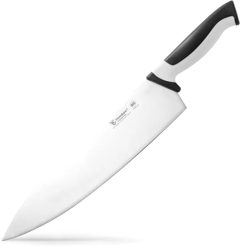 Cuchillo de chef de 12 pulgadas, hoja de acero inoxidable de alto carbono certificada NSF – Mango ergonómico codificado por colores, cuchillo de