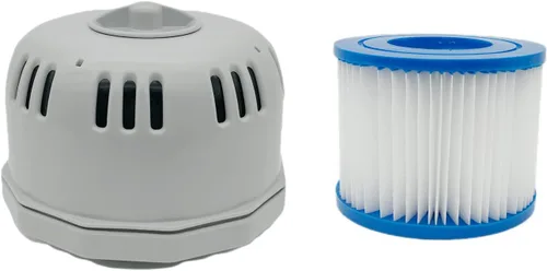 Soporte de cartucho de filtro de piezas de bañera de hidromasaje de reemplazo solo P6653, con un cartucho de filtro de bañera de hidromasaje tamaño