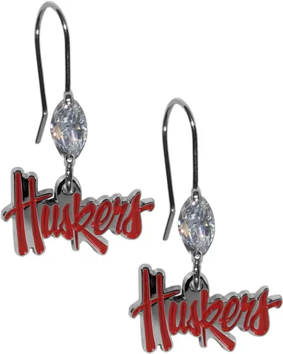 Miniatura 22 de Siskiyou Sports Pendientes colgantes de cristal de la NCAA