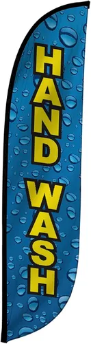 Miniatura 14 de LookOurWay Bandera de plumas, bandera publicitaria de 12 pies de alto para promoción de negocios y eventos, solo bandera, detalles automáticos