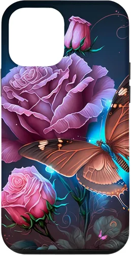 Miniatura 16 de Family Butterfly Rose Flower Firefly PC Case for iPhone 17
