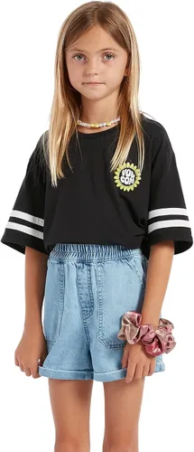 Miniatura 2 de Volcom Sunday Strut - Pantalón corto con puño enrollado para niña