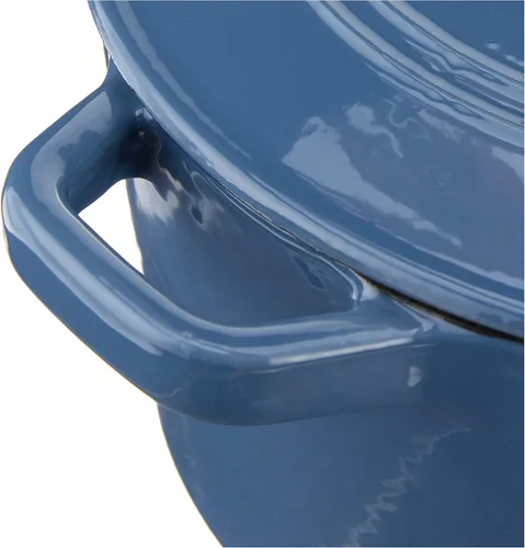 Miniatura 5 de Cuisinart Cazuela de 3 cuartos de galón, cubierta, esmaltada azul provencial