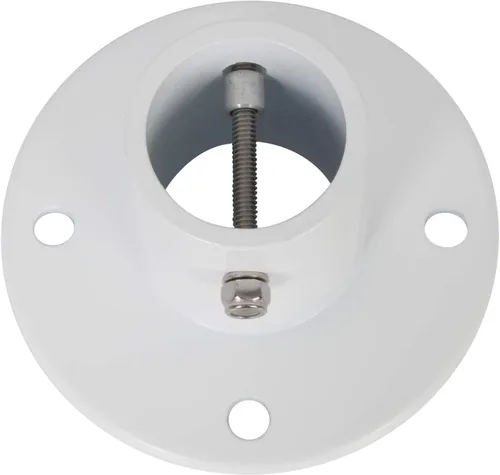 Miniatura 8 de ECOTRIC Brida de anclaje de cubierta de aluminio fundido sobre el suelo, escaleras/pasamanos/tobogán - 1 7/8 pulgadas de diámetro de 1.9 pulgadas