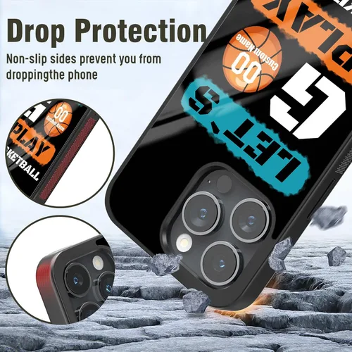 Miniatura 5 de Fundas de teléfono personalizadas de baloncesto para iPhone 11 12 13 14 15 16 17 Pro Max Plus Mini Xr Xs, para Samsung S20 S21 S22 S23 S24 S25 S26