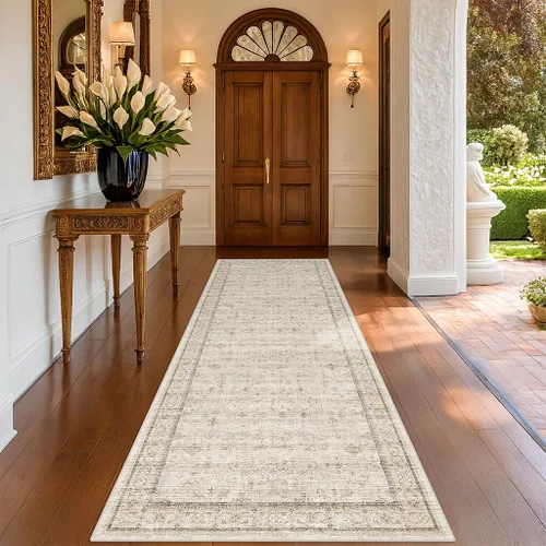 Miniatura 87 de Alfombra Boho Negra para Sala de Estar - Alfombra de Área Lavable de 10x14 Pies, Alfombras de Comedor para Debajo de la Mesa, Alfombra Suave de Pelo