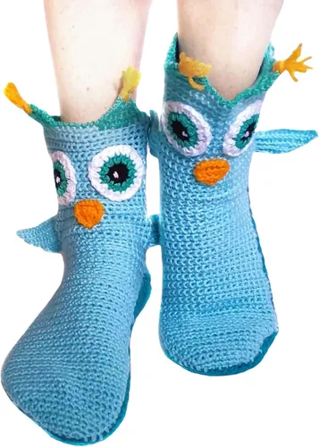 Calcetines divertidos de animales para niños y adultos, calcetines de punto de tiburón de dibujos animados, calcetines de piso de animales de