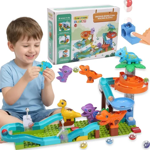 Miniatura 8 de Bloques de construcción Marble Run para niños: 3, 4, 5, 6, 8 años, educación Montessori, juguete STEM preescolar - Edad 4-8 niños rompecabezas