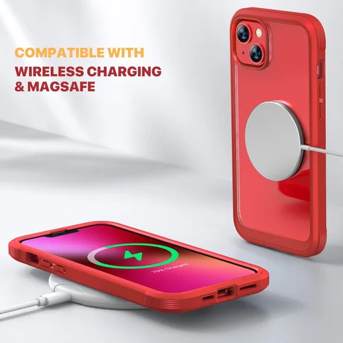 Miniatura 17 de Diaclara Funda diseñada para iPhone 16, mejorada [protección completa de la cámara], carcasa resistente de cuerpo completo con protector de pantalla
