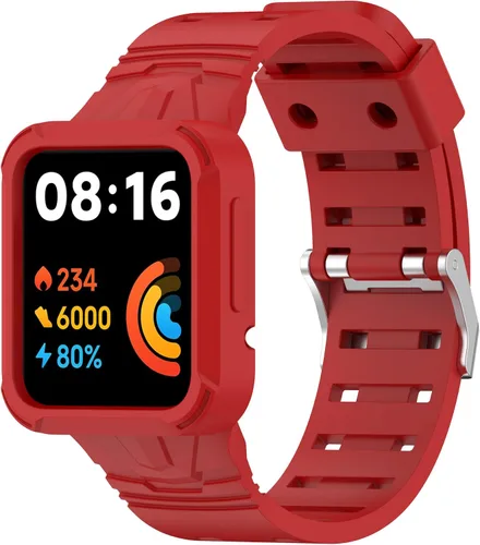 Miniatura 15 de Senter Correa de repuesto de goma para reloj Redmi 2 lite/MI Watch Lite 2/MI Watch Lite/Redmi 2/Redmi Smart Watch, funda protectora resistente