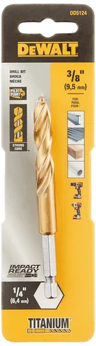 Miniatura 5 de DEWALT DD5116 Impact Ready - Broca recubierta de nitruro de titanio, 1/4