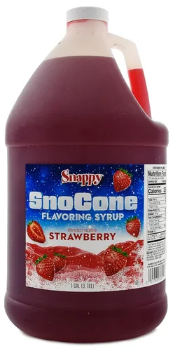 Snappy Popcorn Jarabe para raspado, 1 galón, 11 libras