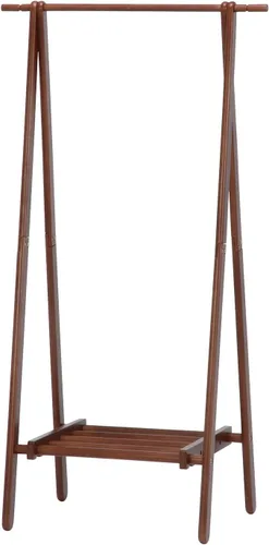Fuji Boeki 15192 - Perchero delgado, de madera, 31.5 pulgadas de ancho x 17.7 pulgadas de profundidad x 58.8 pulgadas de alto (31.5 x 17.7 x 58.2
