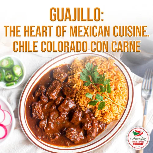 Miniatura 6 de Guajillo Chiles Secos Enteros 8 oz – Natural y Premium. Ideal para recetas mexicanas como mole, tamales, salsa, carnes. Calor suave a medio, sabor