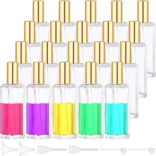 Miniatura 19 de Segbeauty Mini botella de perfume de viaje de 0.1 oz, atomizador de perfume de vidrio, pulverizador de colonia de viaje, botella de spray recargable