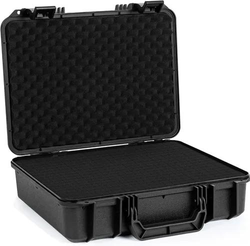 Miniatura 17 de Estuche de transporte duro, caja de almacenamiento a prueba de golpes con espuma personalizable, caja de herramientas protectora portátil de 11