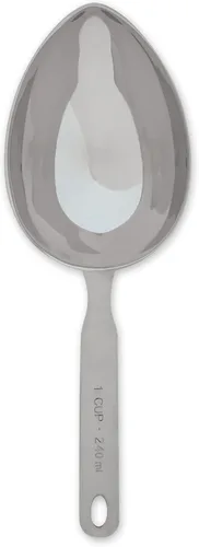 Miniatura 2 de RSVP International Endurance Colección de Cucharas Medidoras de Acero Inoxidable, Ovalada, 1 Taza