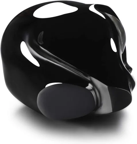 Miniatura 5 de Skullis Estrella de obsidiana negra de 2.0 pulgadas, compañero de calavera de cristal alienígena con ojos de labradorita, escultura de arte fino