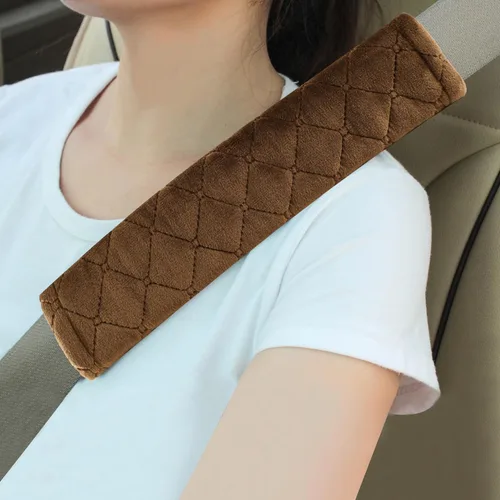 Miniatura 22 de Amooca Fundas Suaves para Cinturón de Seguridad del Automóvil Almohadillas de Hombro para Cinturón de Seguridad 2 PCS Ajuste Universal para Todos A