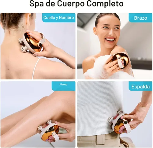 Miniatura 6 de arboleaf Masajeador Eléctrico para el Cuero Cabelludo, Masajeador de Cabeza, Alivio del Estrés del Cuero Cabelludo, 5 en 1 Amasado, 128 Nodos