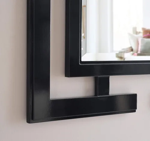 Miniatura 11 de Kenroy Home Espejo de pared casual, 41 pulgadas de alto, 0.75 pulgadas de largo, 29 pulgadas de ancho con negro brillante