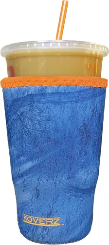 Miniatura 74 de Funda Koverz para café helado, funda aislante de neopreno para taza, se ajusta a una taza de café de 32 Oz., lavable y reutilizable, accesorios
