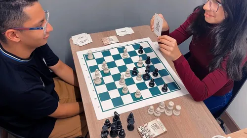Miniatura 2 de Baraja de estrategia de cartas para juegos de ajedrez Divertido juego de variante de ajedrez y regalo para jugadores de ajedrez