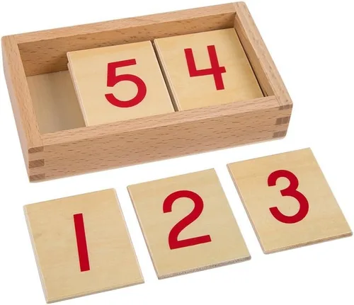 Miniatura 8 de Montessori Matemáticas Materiales Numerales Tarjetas para Preescolar Herramienta de Aprendizaje Temprano