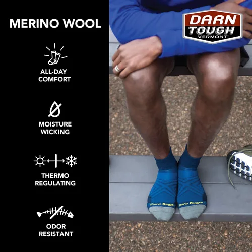 Miniatura 6 de Darn Tough Style 1040 - Calcetín de 14 para hombre ultraligero con cojín para correr