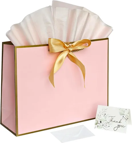 Miniatura 8 de ANFENG Regalo de recuerdo de cumpleaños negro, bolsa vintage de papel para mujeres, mamá, aniversario, novedad, fiesta, bolsas de papel, idea