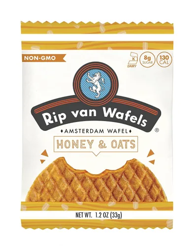 Miniatura 3 de RIP VAN WAFELS Galletas Wafel de miel y avena, 4.64 onzas
