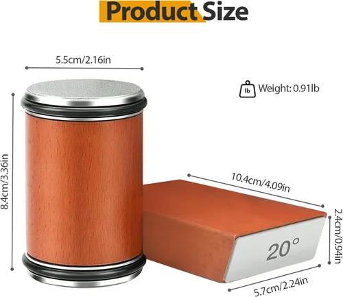 Miniatura 5 de Kit de afilador de cuchillos rodantes, herramienta magnética para afilar cuchillos para regalo del día de la madre, afilado manual de forma fácil