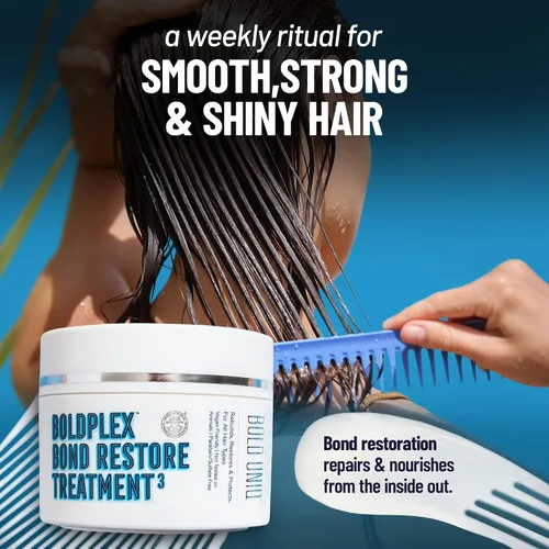 Miniatura 8 de BOLD UNIQ BoldPlex Mascarilla para el cabello, acondicionador profundo para cabello seco y dañado, mascarilla para el cabello, ayuda a reparar