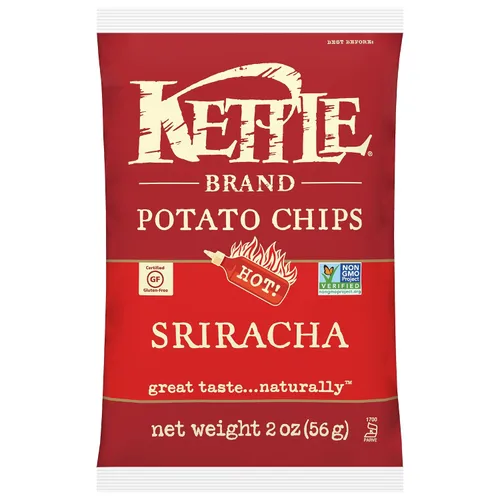 Miniatura 20 de Kettle Brand Papas Fritas, Backyard Barbeque Kettle Chips, Bolsa de Aperitivos, 1.5 Oz