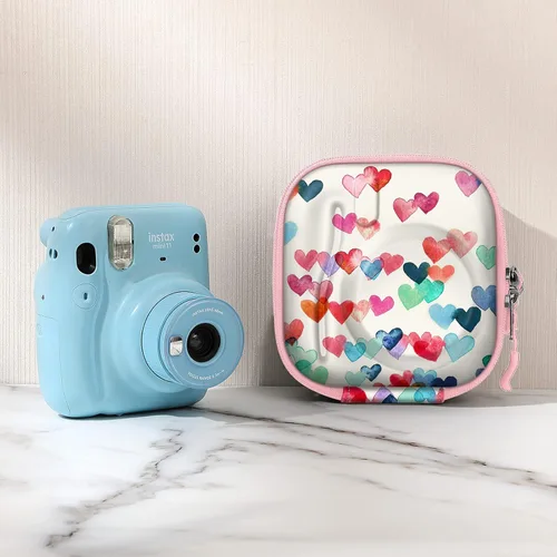 Miniatura 7 de Fintie Funda protectora para cámara instantánea Fujifilm Instax Mini 12/11/99/8/7s/90/70 – Funda de transporte de carcasa rígida a prueba de golpes