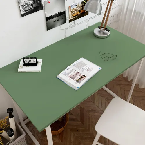 Miniatura 2 de WESTICK Papel adhesivo verde para paredes, papel tapiz verde extraíble para despegar y pegar, papel tapiz decorativo para dormitorio, papel