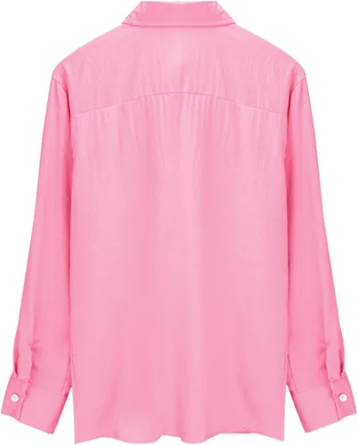 Miniatura 4 de Camisa de manga larga con botones para hombre, de verano, casual, de algodón, sin tapar, para playa, hippie, transpirable, de secado rápido