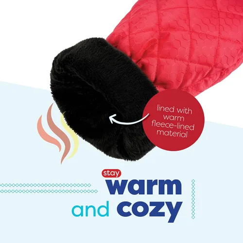Miniatura 3 de SCRUBIT Rascador de hielo con guante, raspador de parabrisas de automóvil para hielo y nieve con guante de forro polar, raspa y quita la nieve