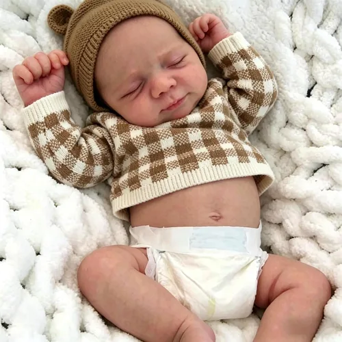 Miniatura 13 de Anano Muñecas Reborn de Bebé de Silicona de Cuerpo Completo - 18 pulgadas Muñeca Realista de Bebé Niña, Muñeca de Bebé de Silicona Completa