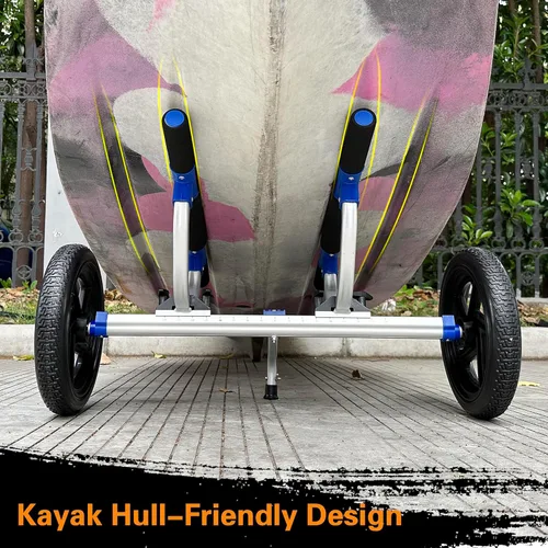 Miniatura 3 de Carrito de kayak, carrito de tabla de remo, carrito de kayak, canoa, dolly, SUP, portador con neumáticos sin aire