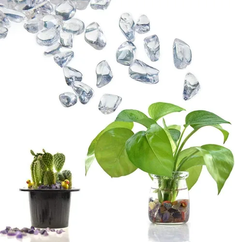 Miniatura 5 de Piedras de amatista de cristal triturado de cuarzo de forma irregular para el hogar, piedras decorativas para el hogar, jarrones, plantas