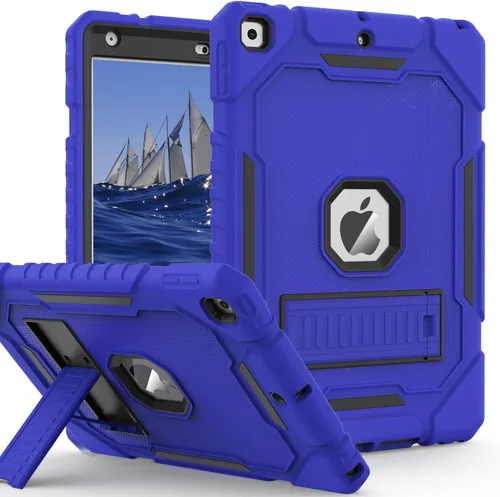 Miniatura 9 de ZoneFoker Funda para iPad de 9ª/8ª/7ª generación 2021/2020/2019 (10.2 pulgadas), Resistente de Servicio Pesado Grado Militar a Prueba de Golpes