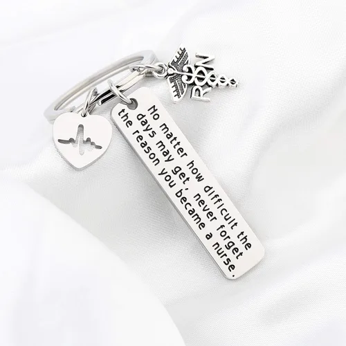 Miniatura 5 de FUSTMW Regalo para enfermera, llavero de enfermería, regalo de graduación, joyería médica, regalo inspirador para enfermeras