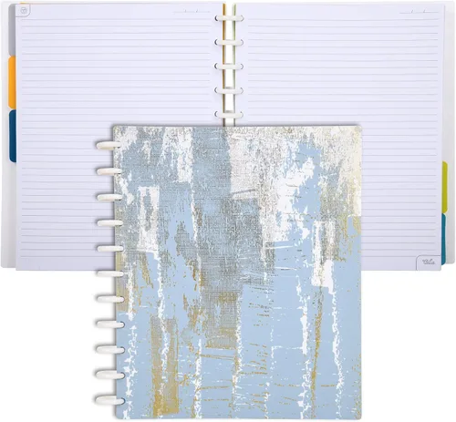 Miniatura 119 de Talia - Cuadernos de notas con tapas, planificador, personalizables, (Azul de Verano, Junior (5.5 pulgadas x 8.5 pulgadas)) Azul verano