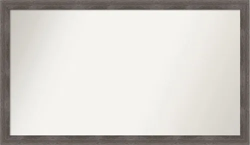 Miniatura 511 de Amanti Art Espejo personalizado, espejo de baño gris plomo a rayas, espejo de pared o espejo de tocador de baño sobre el fregadero