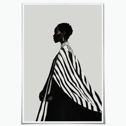 Miniatura 9 de Póster de personas negras, arte de mujeres afroamericanas, arte minimalista para mujer, impresión de mujer afro, obra de arte moderna, 16 x 24