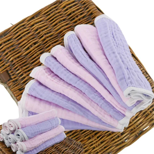 Miniatura 2 de Synrroe-Paños grandes de muselina para eructos, para bebés niñas y niños, baberos de muselina extraabsorbentes y suaves, 6 capas, 20 x 10 pulg, 100%